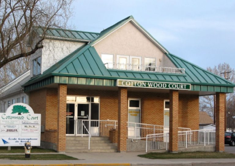 Premier emplacement de l’École francophone de Brooks